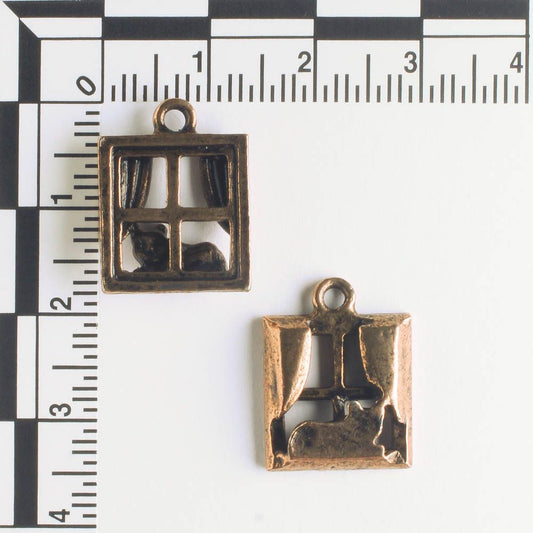 Charm - Cat in Window