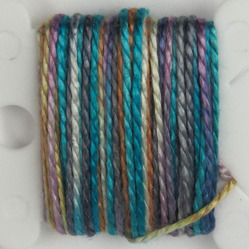 Hand Dyed Matte Silk Yarn - 6 Yard Bobbin