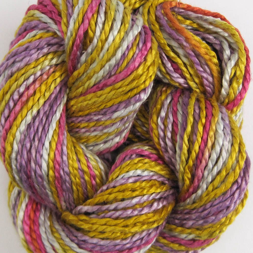 Hand Dyed Matte Silk Yarn - 36 Yard Skein