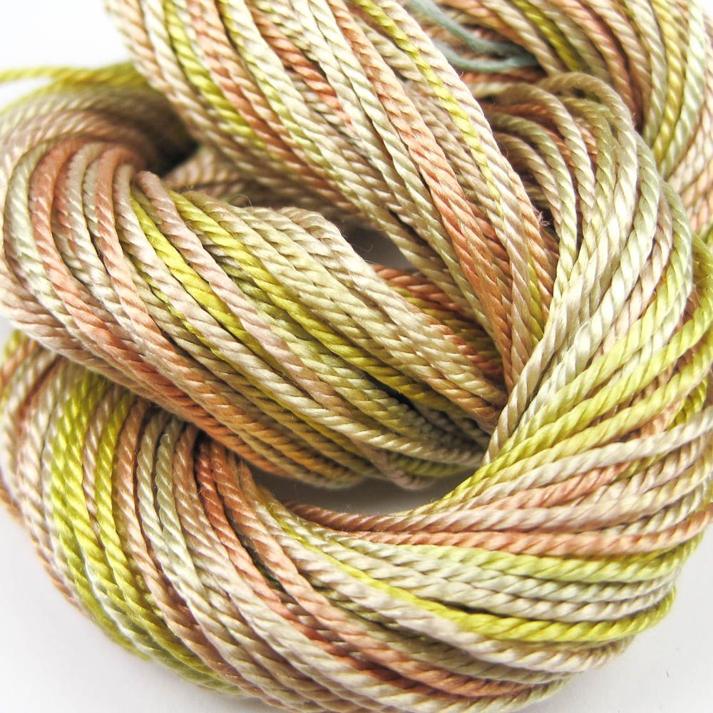 Hand Dyed Shiny Silk Yarn - 36 Yard Skein