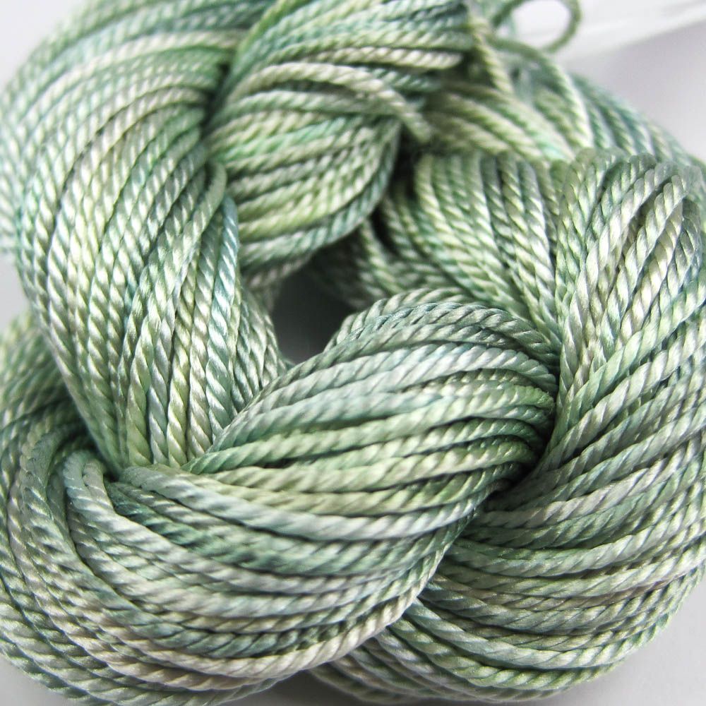 Hand Dyed Shiny Silk Yarn - 36 Yard Skein