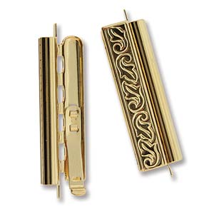 Beadslide Clasp Gold 29mm