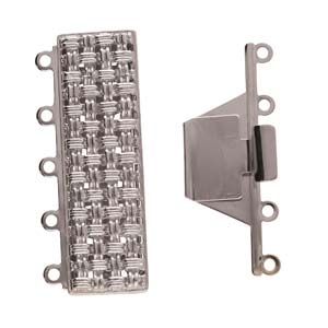 5 Strand Clasp Silver