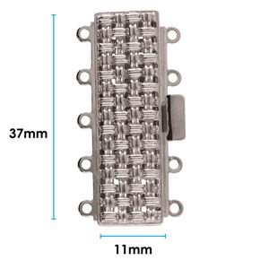 5 Strand Clasp Silver