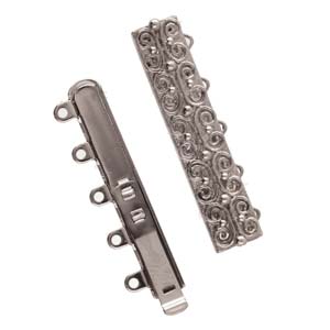 5 Strand Clasp Silver
