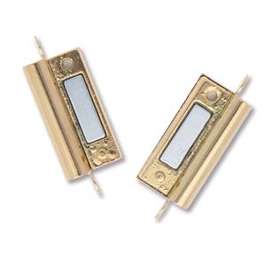 Beadslide Clasp Gold 18mm Magnetic