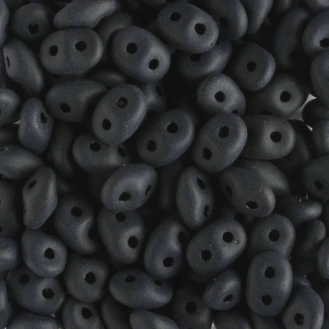 Superduo Jet Matte - 10 grams