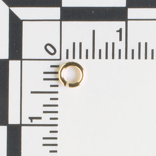 Jumpring Gold 4mm 20ga - qty 100