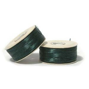 Nymo Size D Bobbin Evergreen - each