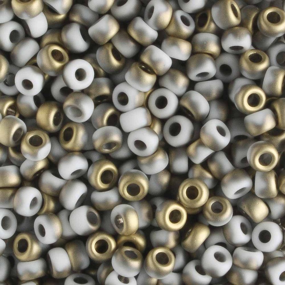 8/0 Unions White Amber Matte - 10 grams