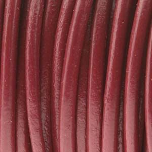 Leather 1.5mm Garnet - foot
