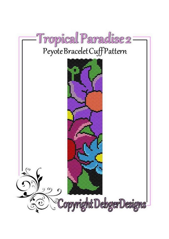 Tropical Paradise 2 Bracelet Pattern - PDF