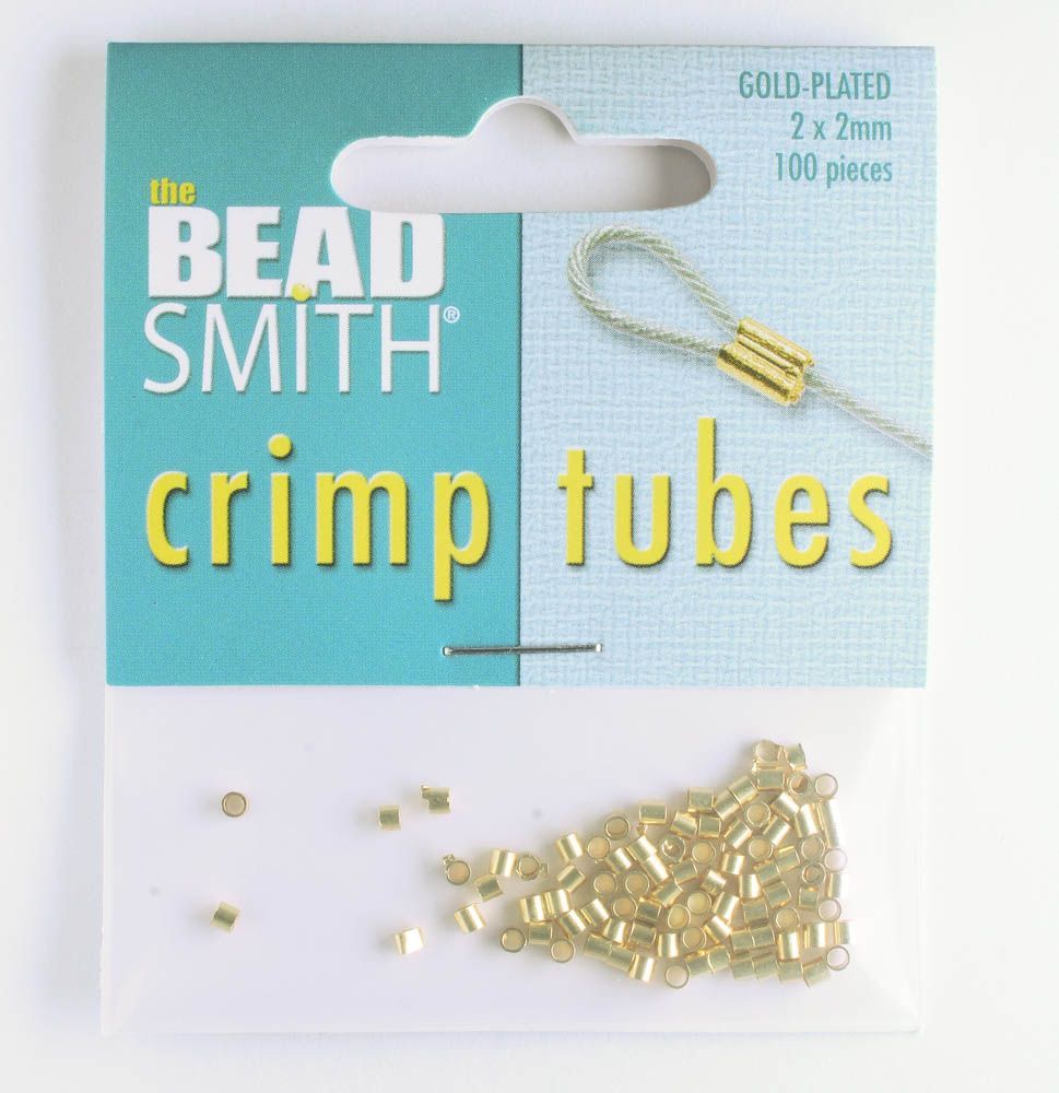 Crimp Tube 2x2 Gold