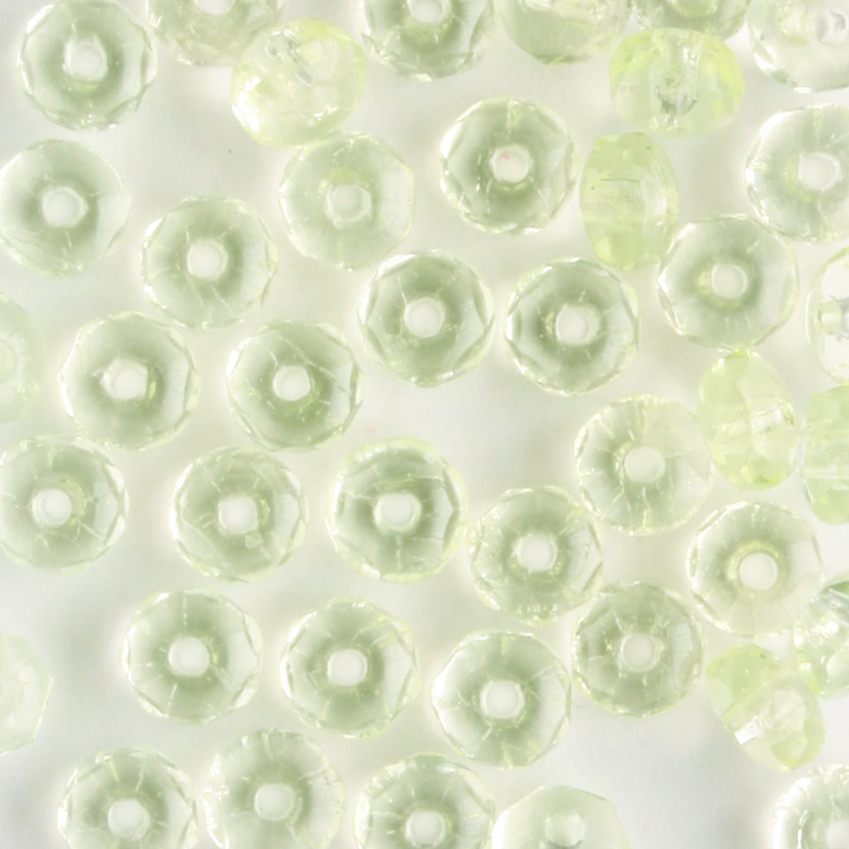 2x3mm Rondell Fire Polish Jonquil - 100 beads