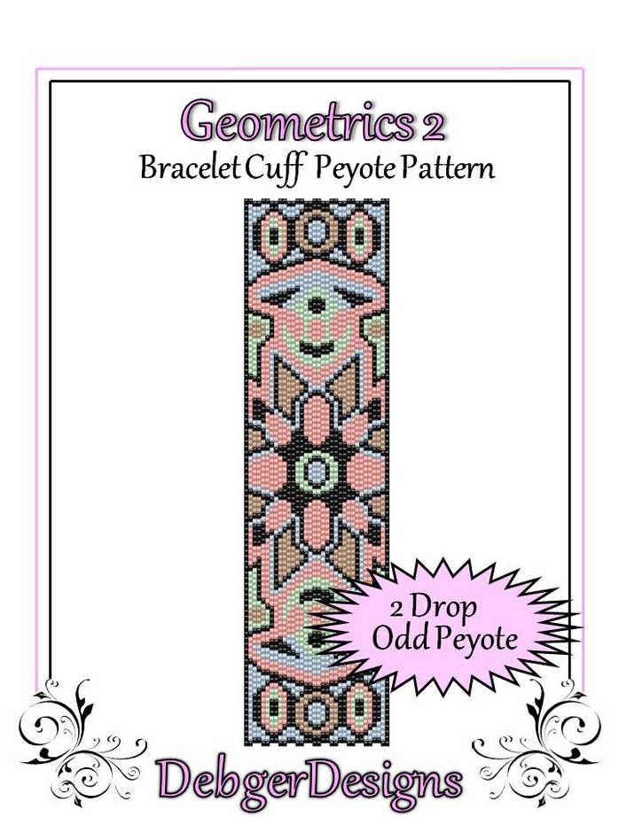 Geometrics 2 Bracelet Pattern - PDF