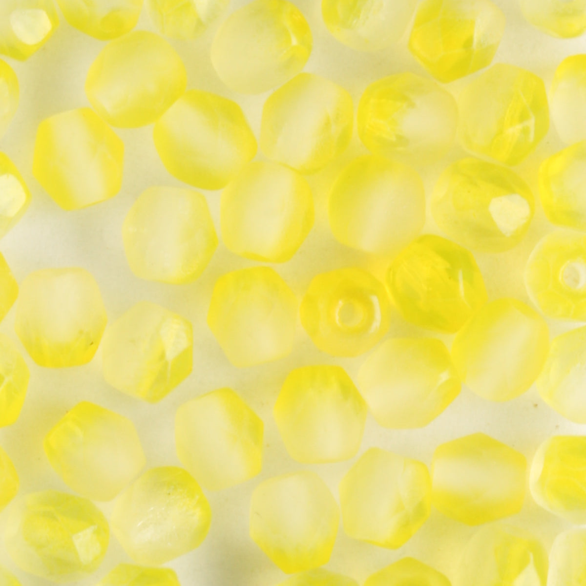 4mm Round Fire Polish Evelina Jonquil