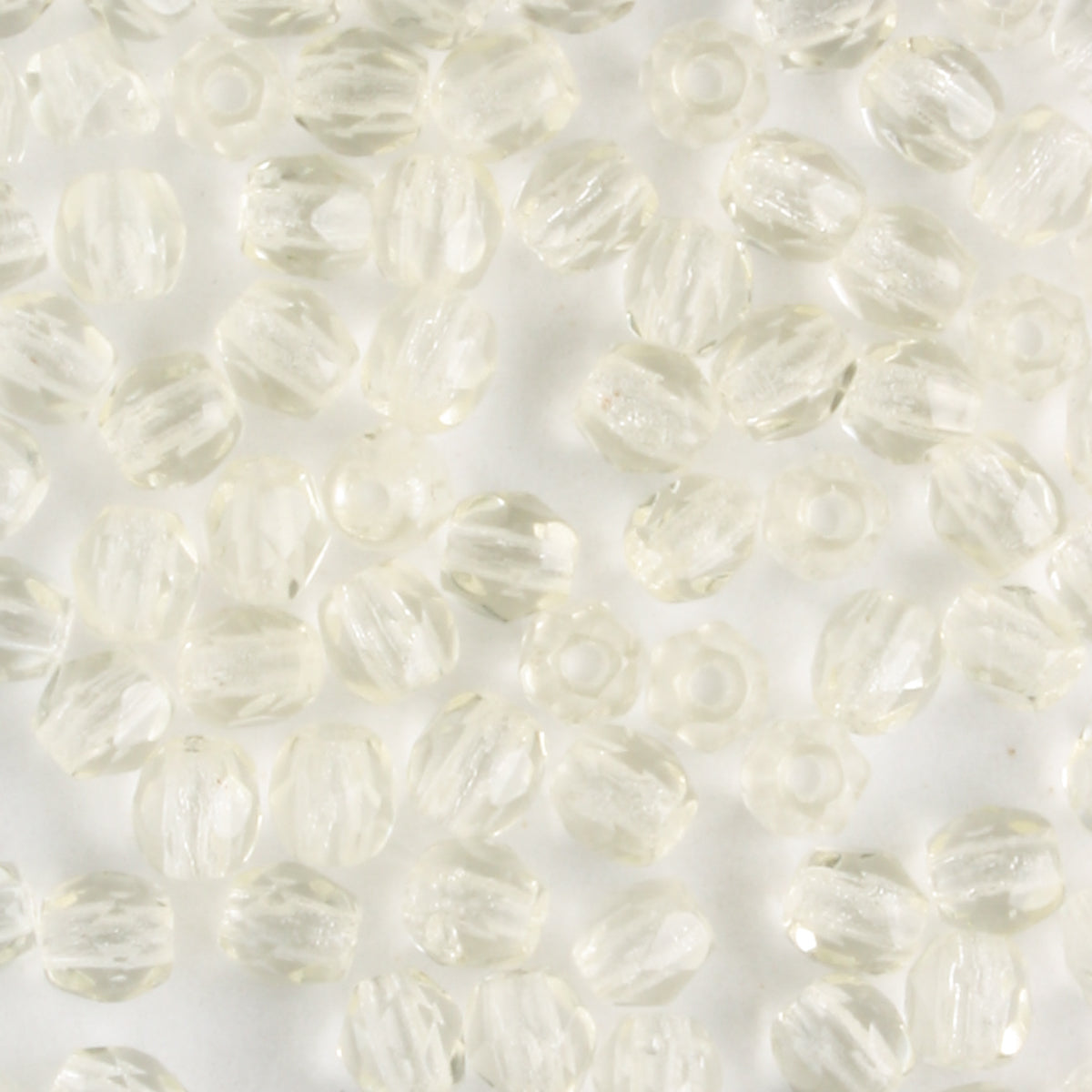 3mm Round Fire Polish Light Jonquil - 100 beads