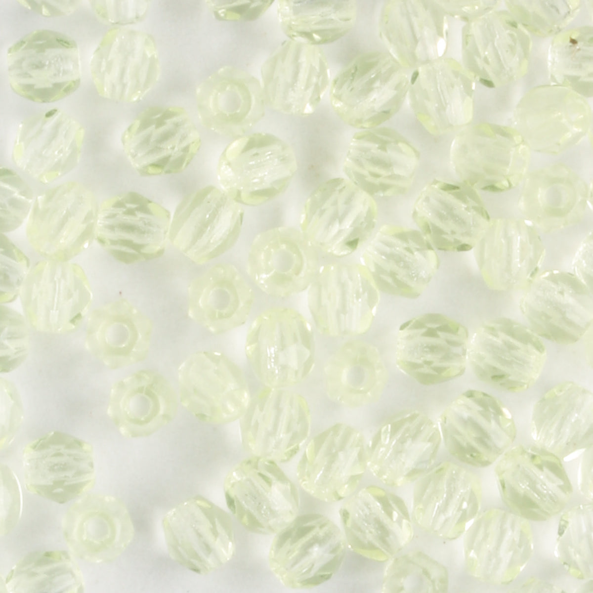 3mm Round Fire Polish Jonquil - 100 beads