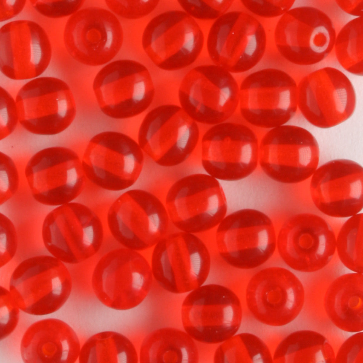 4mm Druk Hyacinth - 100 beads