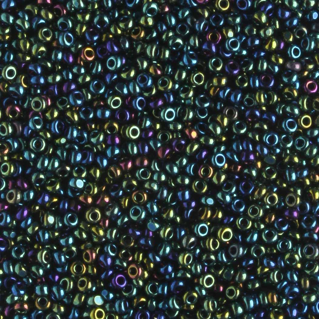 15/0 Charlotte Green Iris - 5 grams