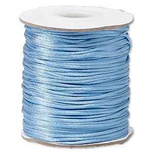 1mm Satin Cord - Denim Blue - yard