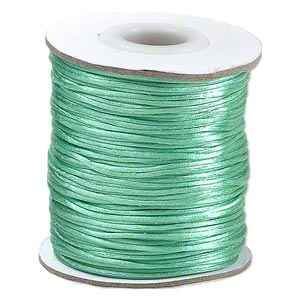 1mm Satin Cord - Sea Foam Green - yard