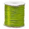 1mm Satin Cord - Lime Green - yard