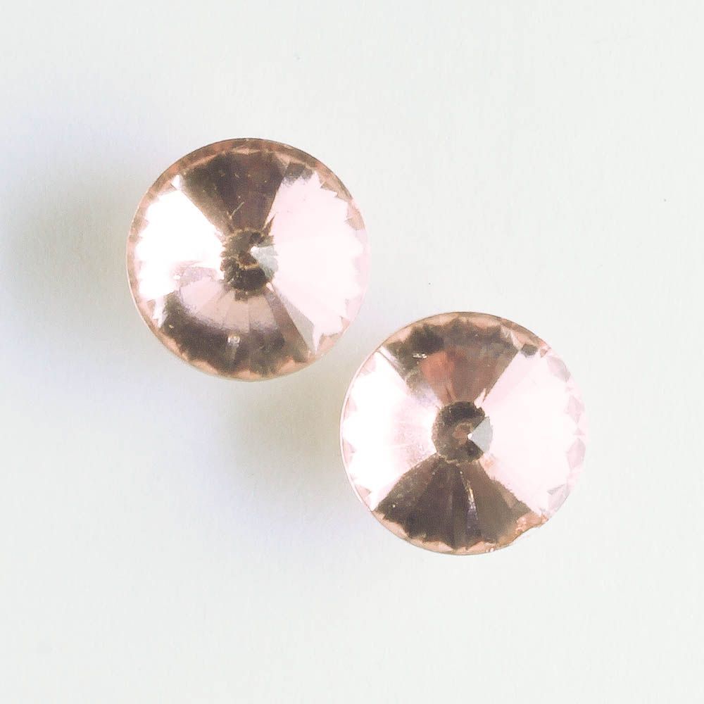 12mm Rivoli Rosaline - pair