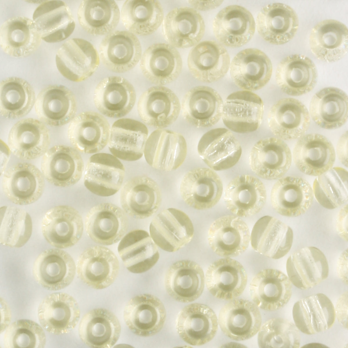 3mm Druk Yellow - 100 beads