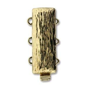 3 Strand Clasp Gold