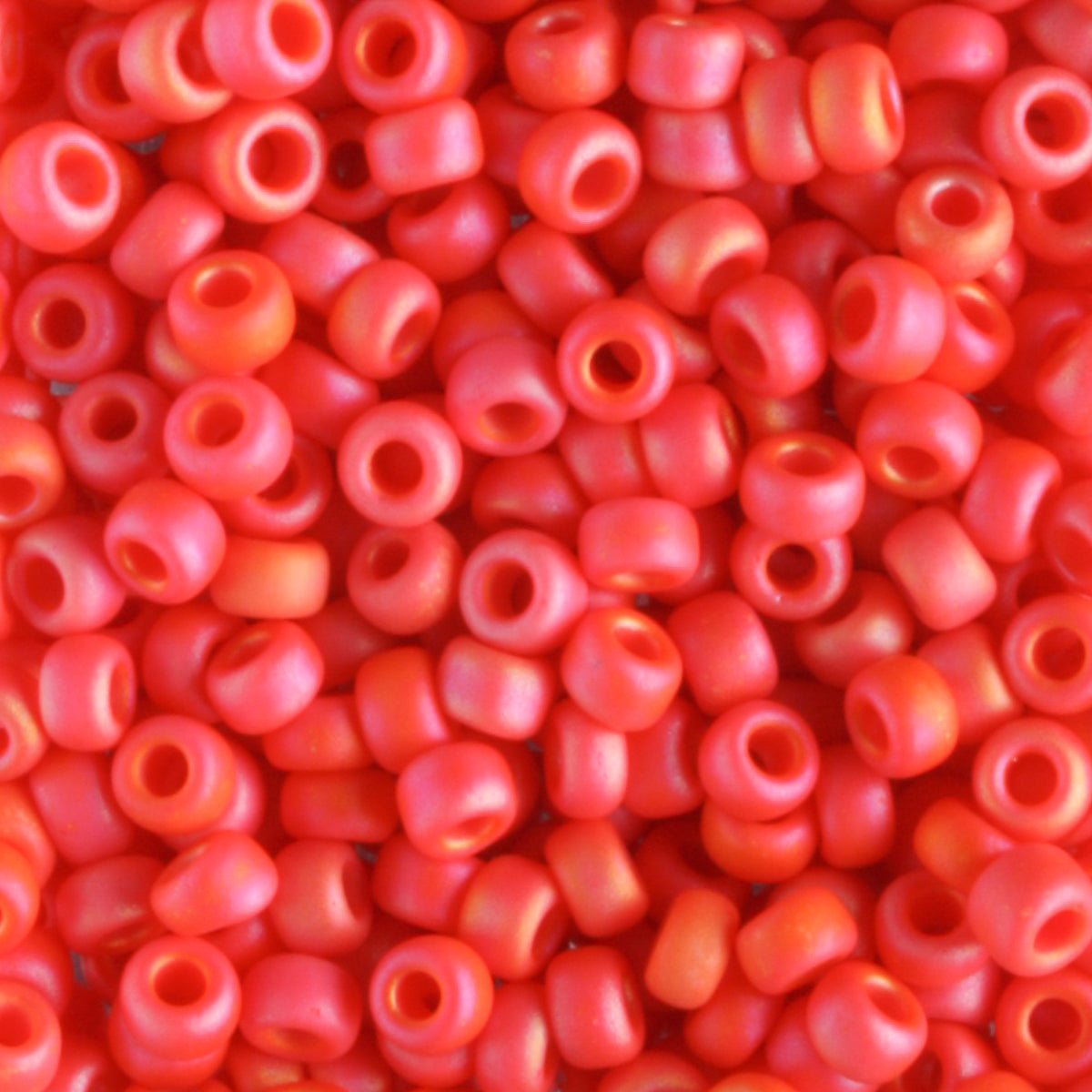 8-0407FR Matte Opaque Vermillion Red AB