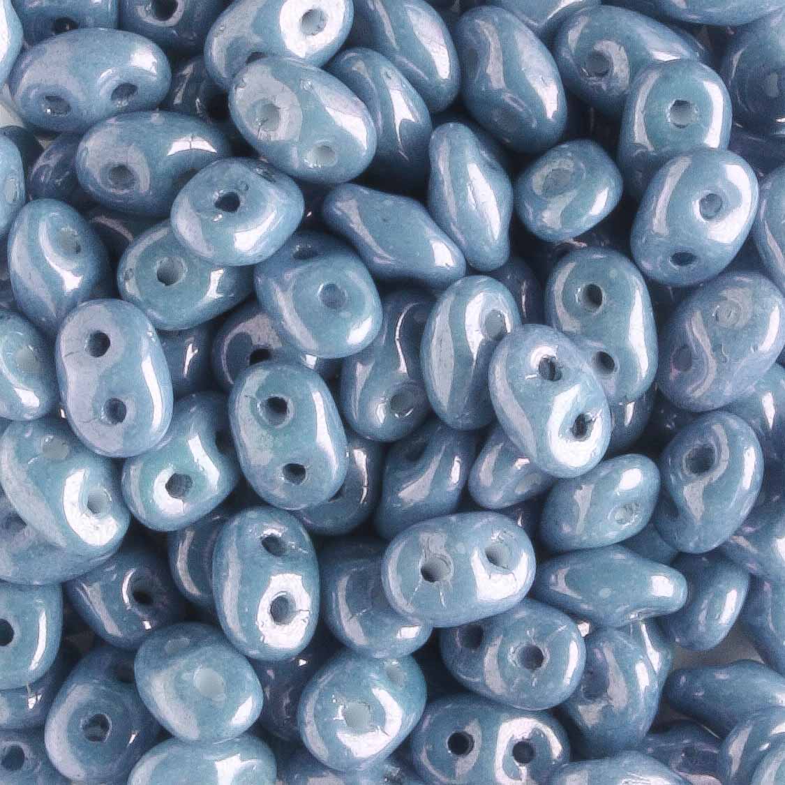 Superduo Blue Luster - 10 grams