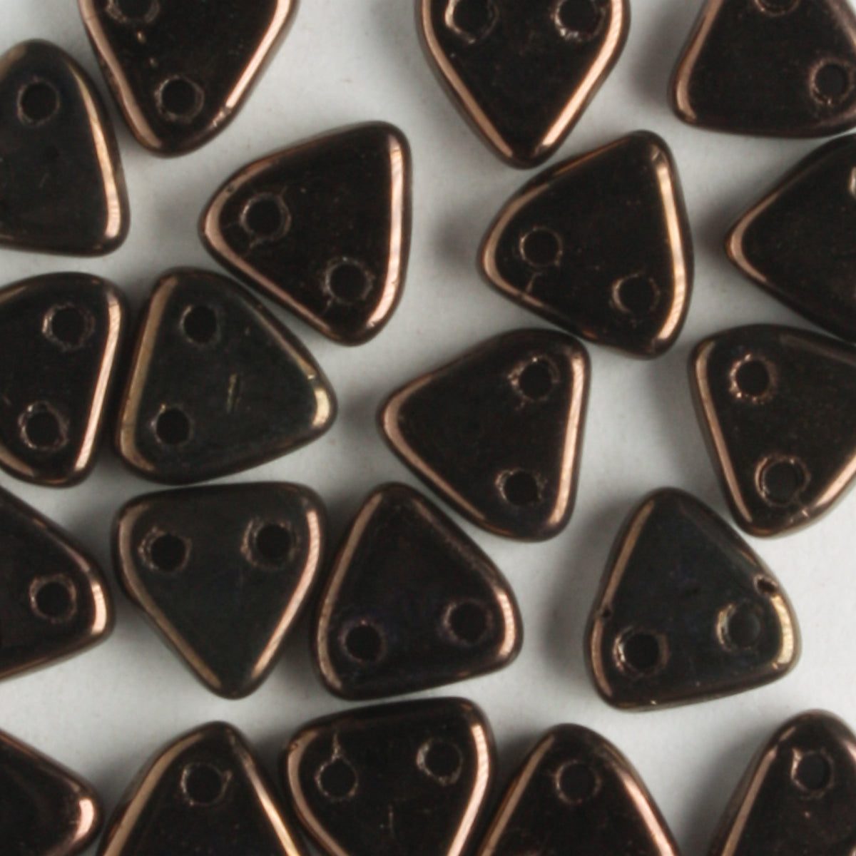 2 Hole Triangle Dark Bronze - 10 grams
