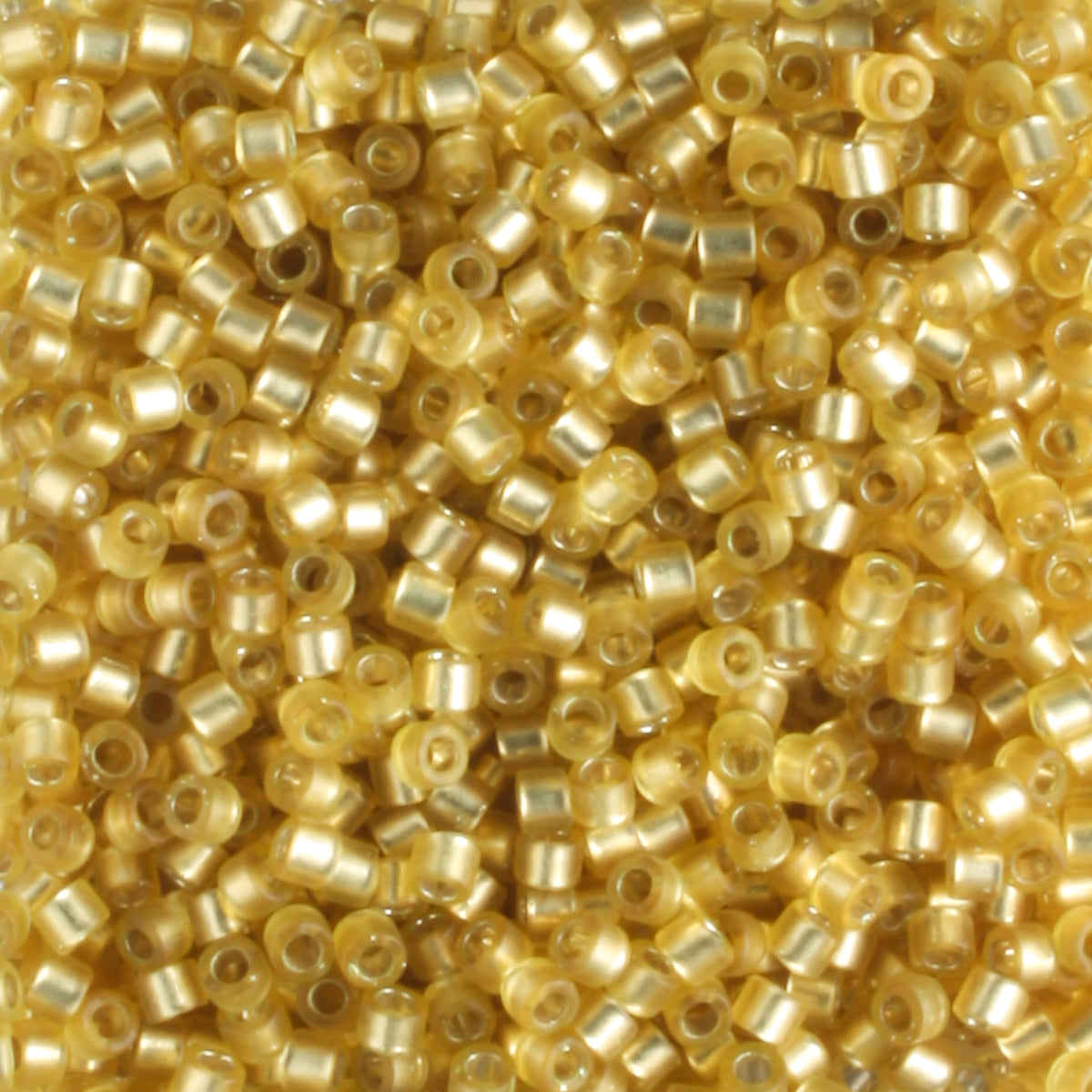 DB0687 Silver Lined Frosted Yellow Green