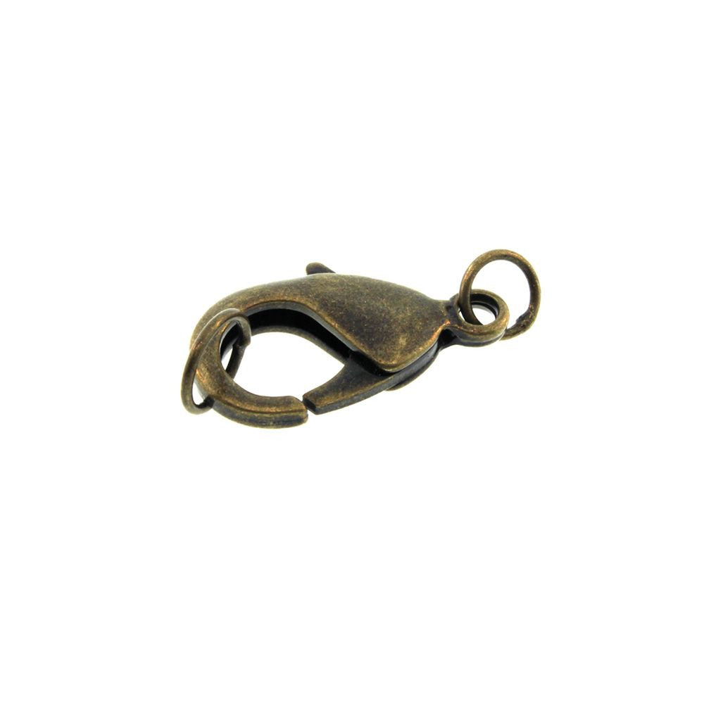 Lobster Clasp Antique Brass