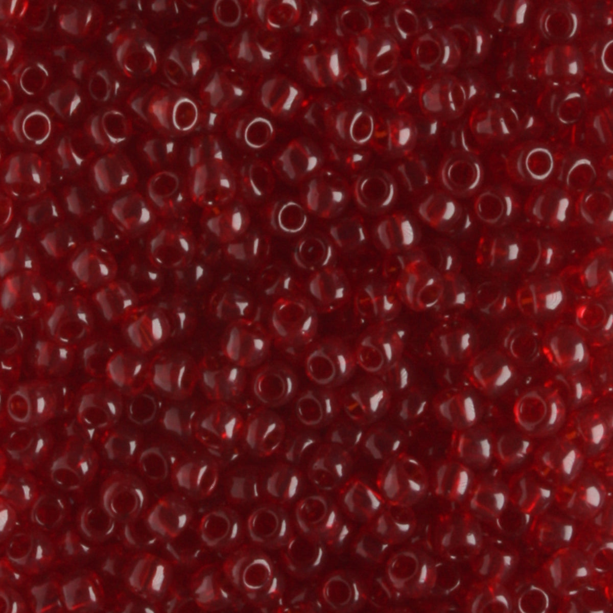 11/0 Transparent Garnet - 10 grams