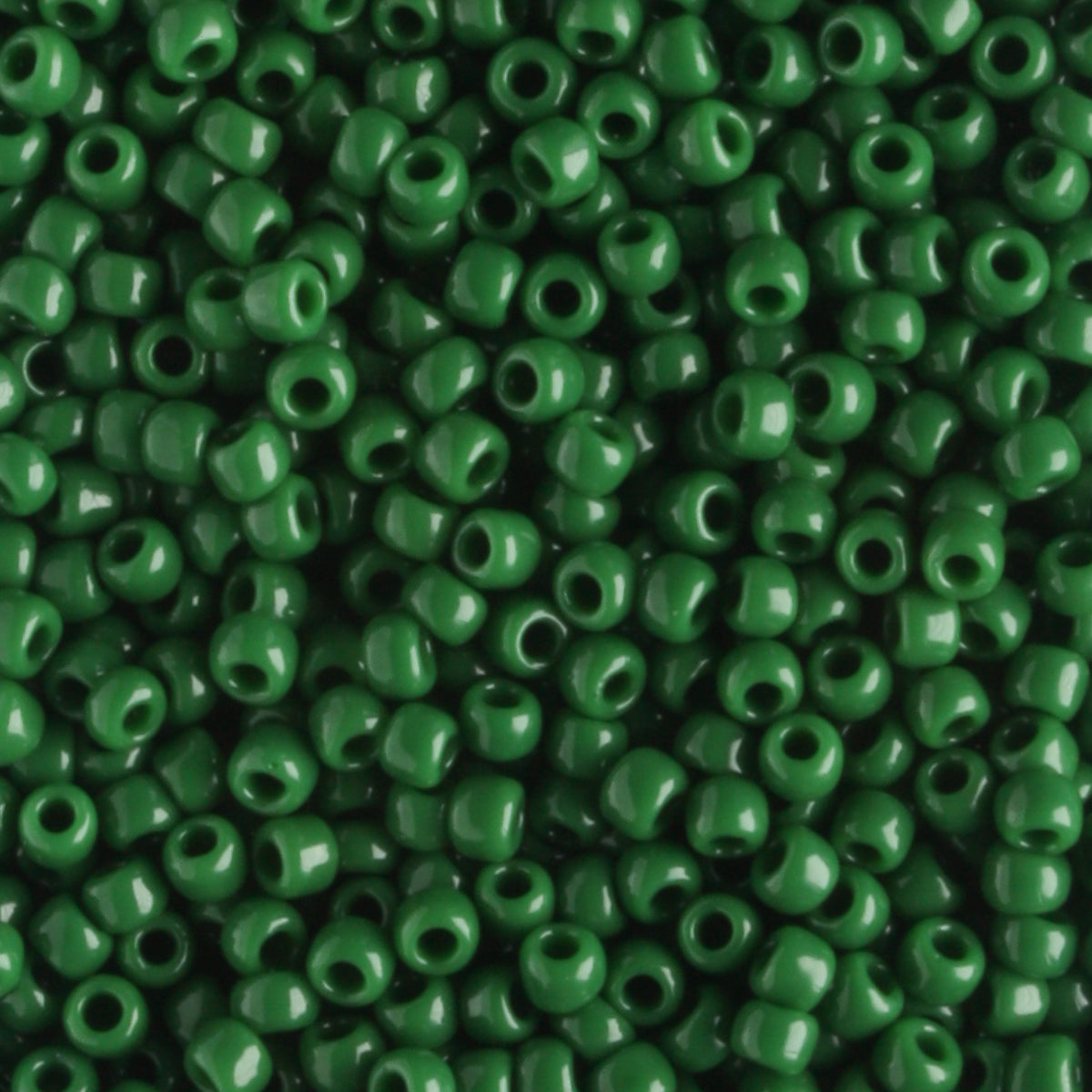 11/0 Opaque Pine Green - 10 grams