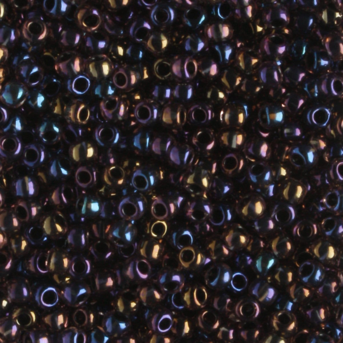 11/0 Jet Lined Luster Light Amethyst - 10 grams