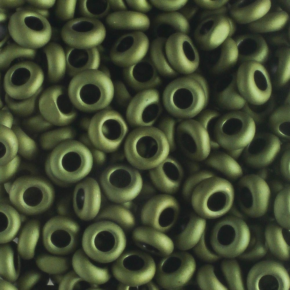 6/0 Demi Round Matte Dark Olive - 10 grams