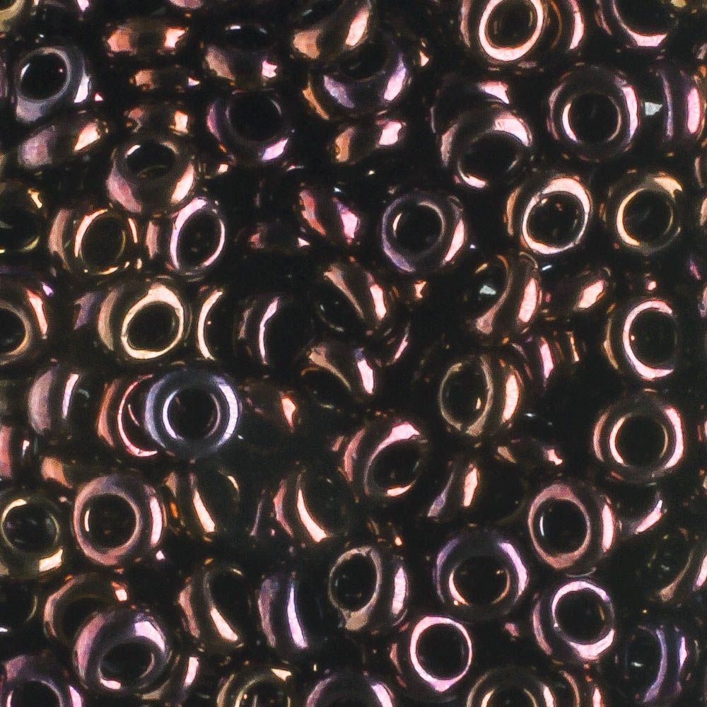 6/0 Demi Round Metallic Amethyst - 10 grams