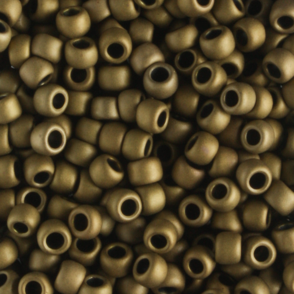8/0 Frosted Antique Bronze - 10 grams