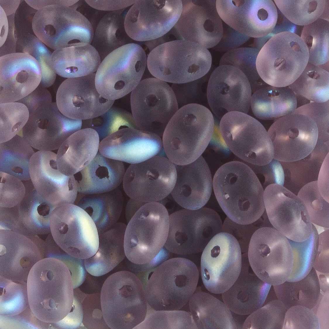 Superduo Matte Tanzanite AB - 10 grams