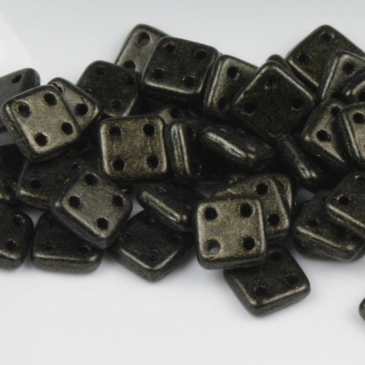 QuadraTile Metallic Suede Dark Green - 10 grams