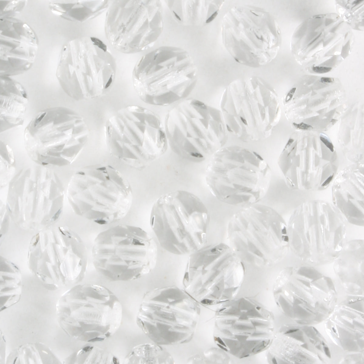 4mm Round Fire Polish Crystal - 100 beads