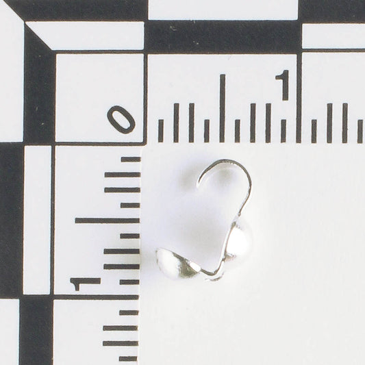 Beadtip, Silver - qty 20