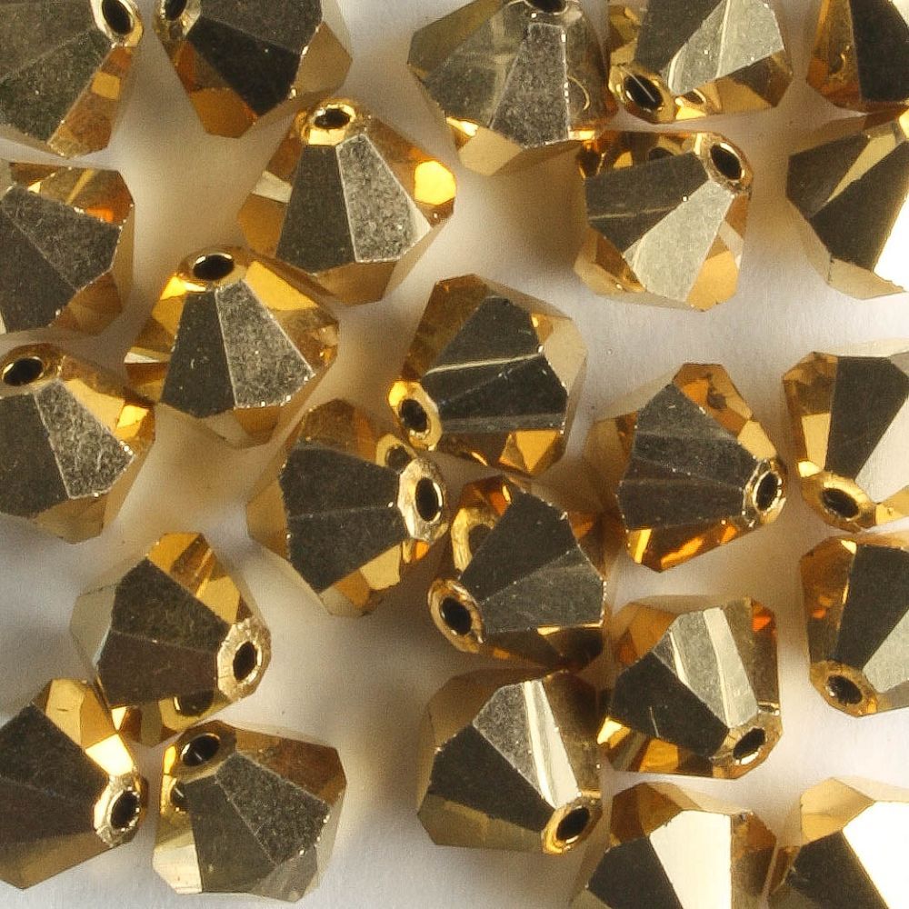 6mm Bicone Crystal Arum - 24 beads