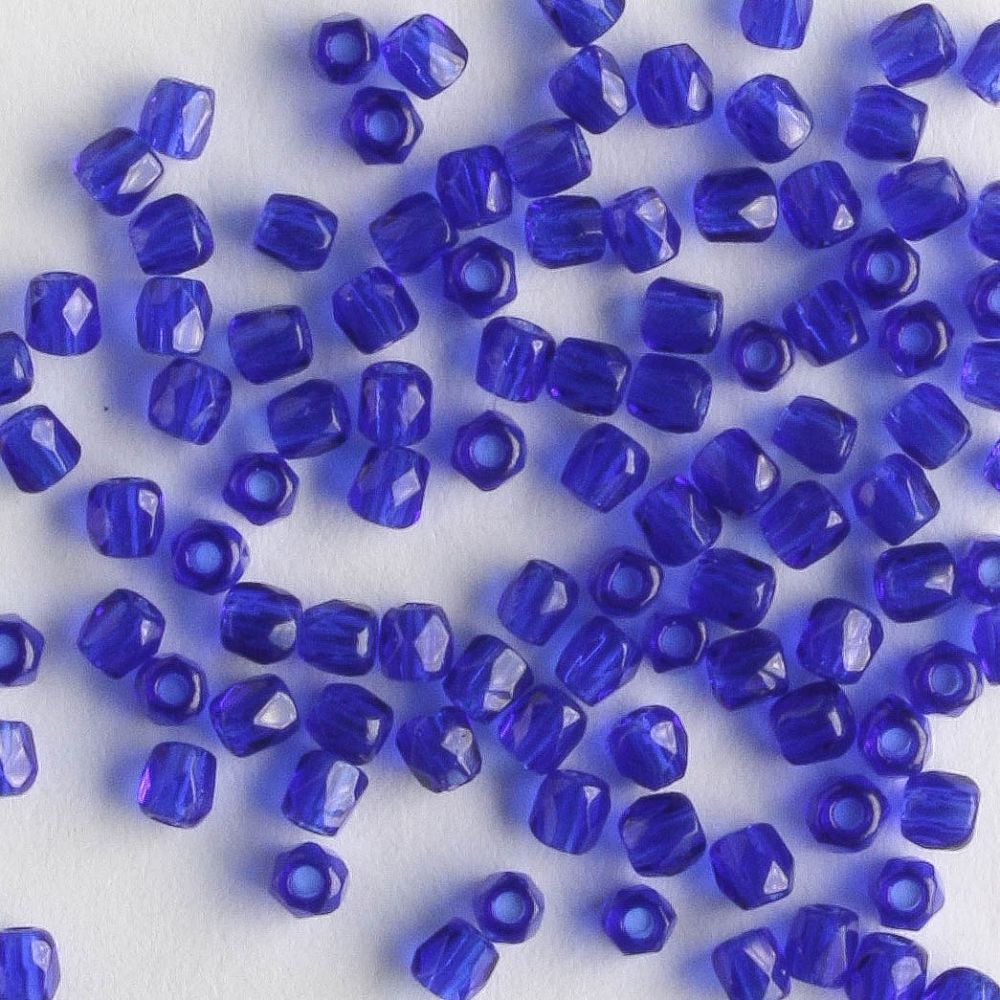 True 2mm Round Fire Polish Cobalt - 100 beads