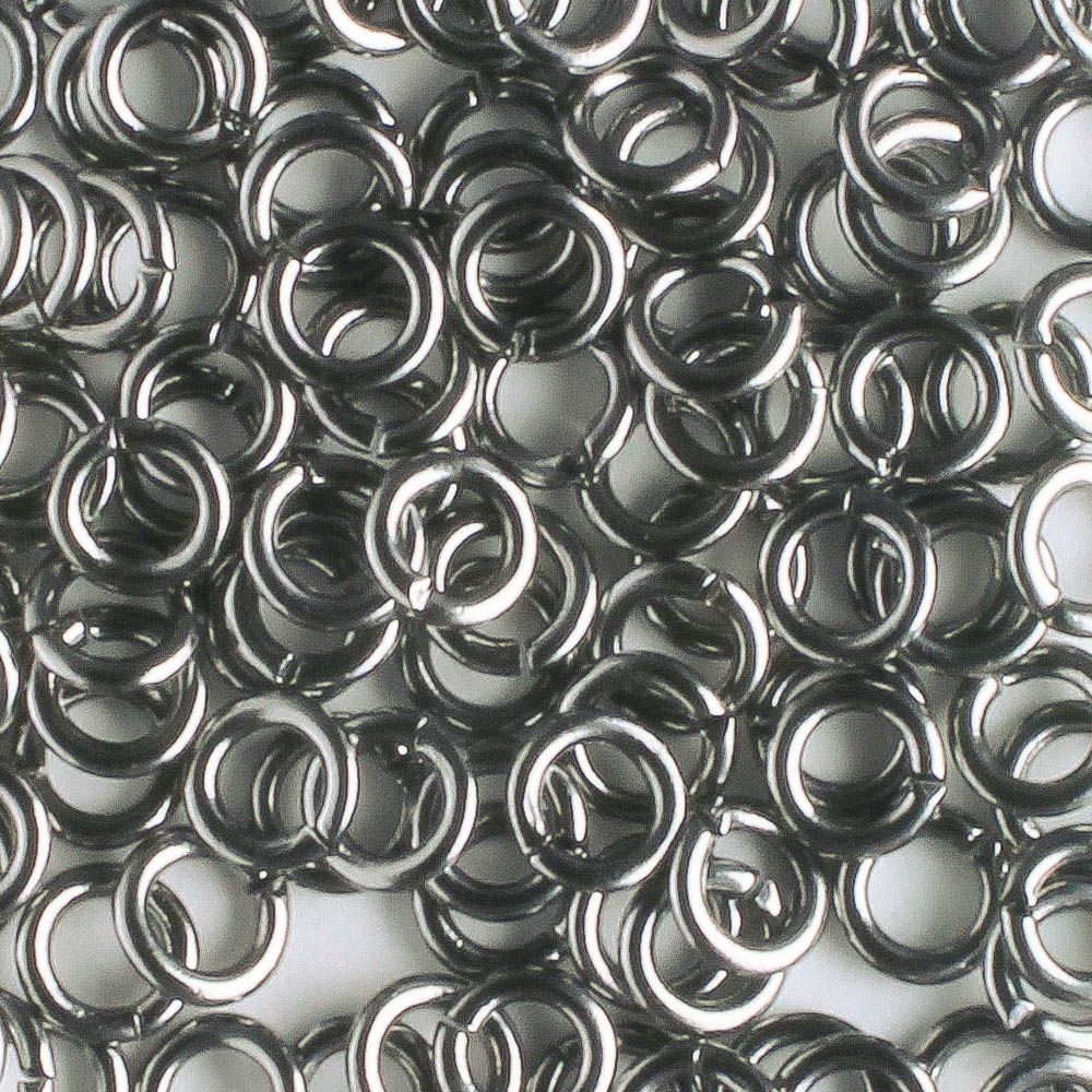 Jumpring, Gunmetal 4mm - qty 100