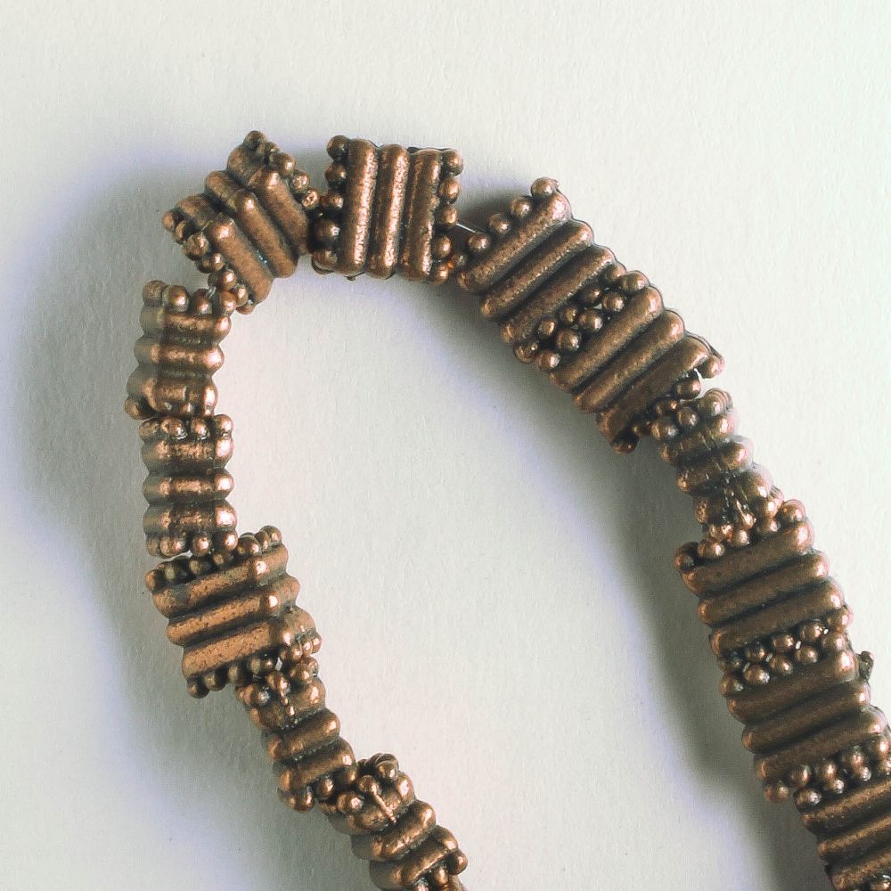 Pewter Beads, Copper Plated - 8 Strand – Jennifer Wiles Studio