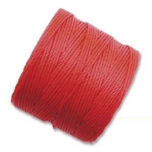 S-Lon Bead Cord Bright Coral